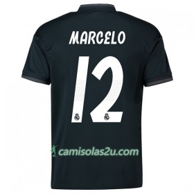Camisolas de Futebol Real Madrid Marcelo 12 Equipamento Alternativa 2018/19 Manga Curta